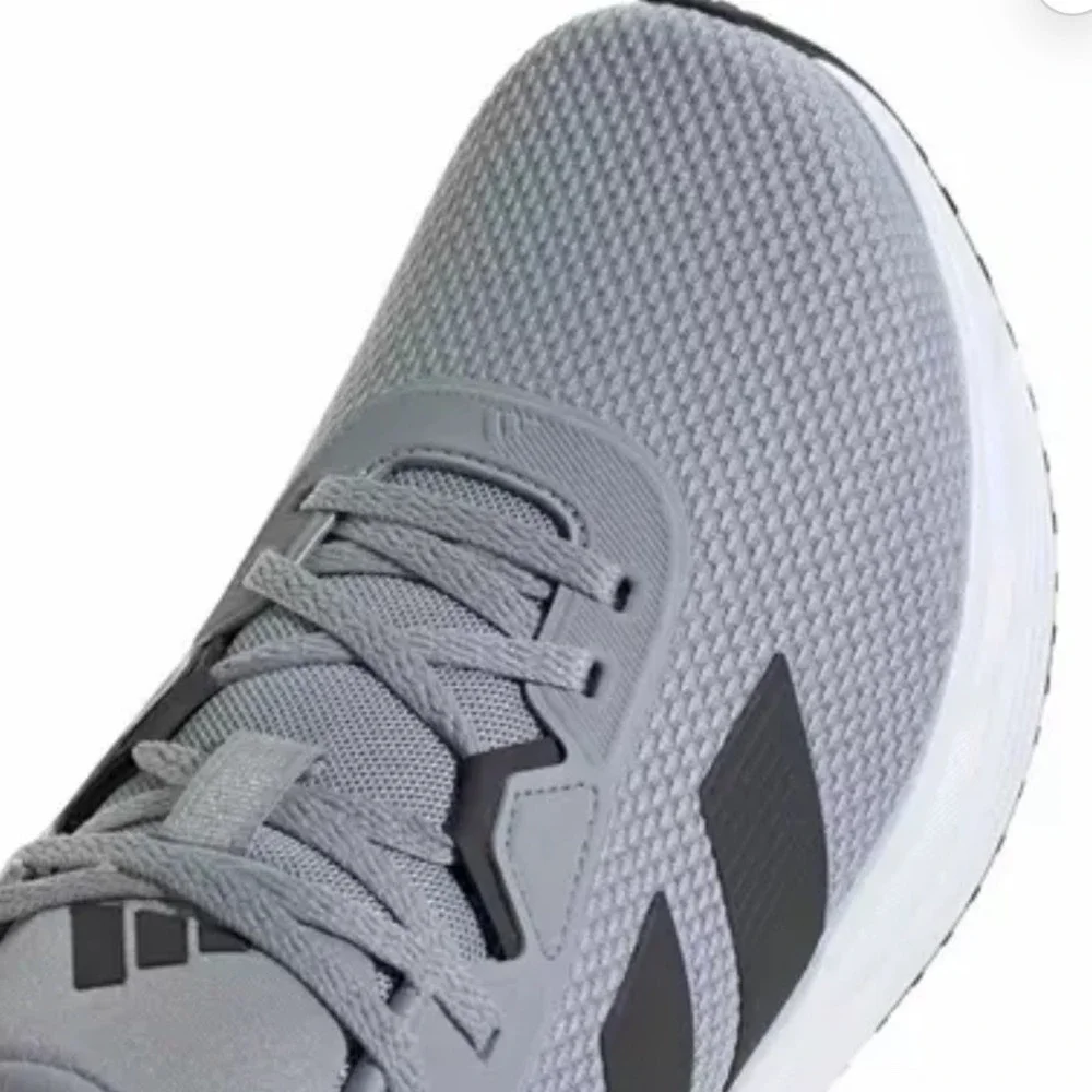 Adidas Galaxy 7 Men's Running Shoes Halo Gray Black Size 12 Cloudfoam ID8754